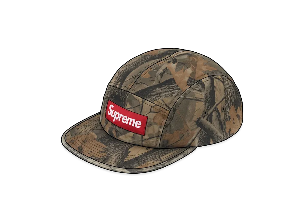 Supreme Washed Chino Twill Camp Cap "Realtree Hardwoods Camo" (26FW)