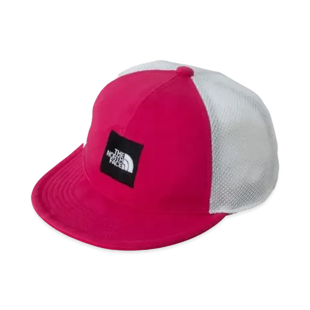 The North Face Kid's Square Logo Mesh Cap "Pink"