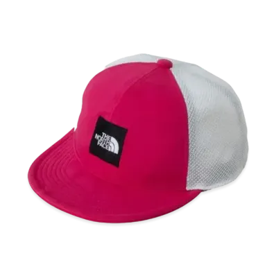 The North Face Kid's Square Logo Mesh Cap "Pink"