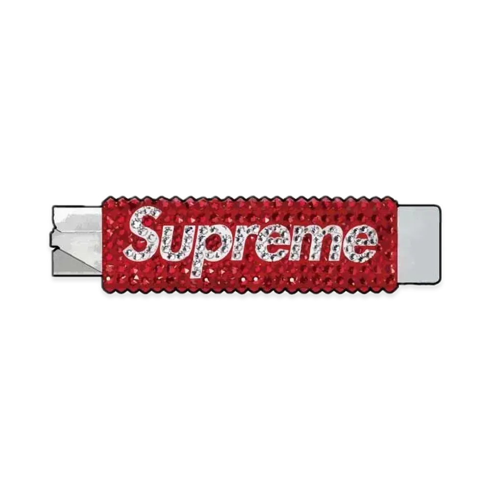 Supreme x Swarovski Crystal Box Cutter "Red"