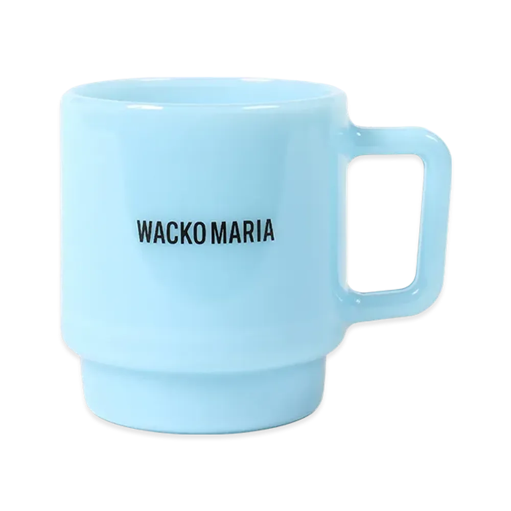 WACKO MARIA Milk Glass Mug "Blue"