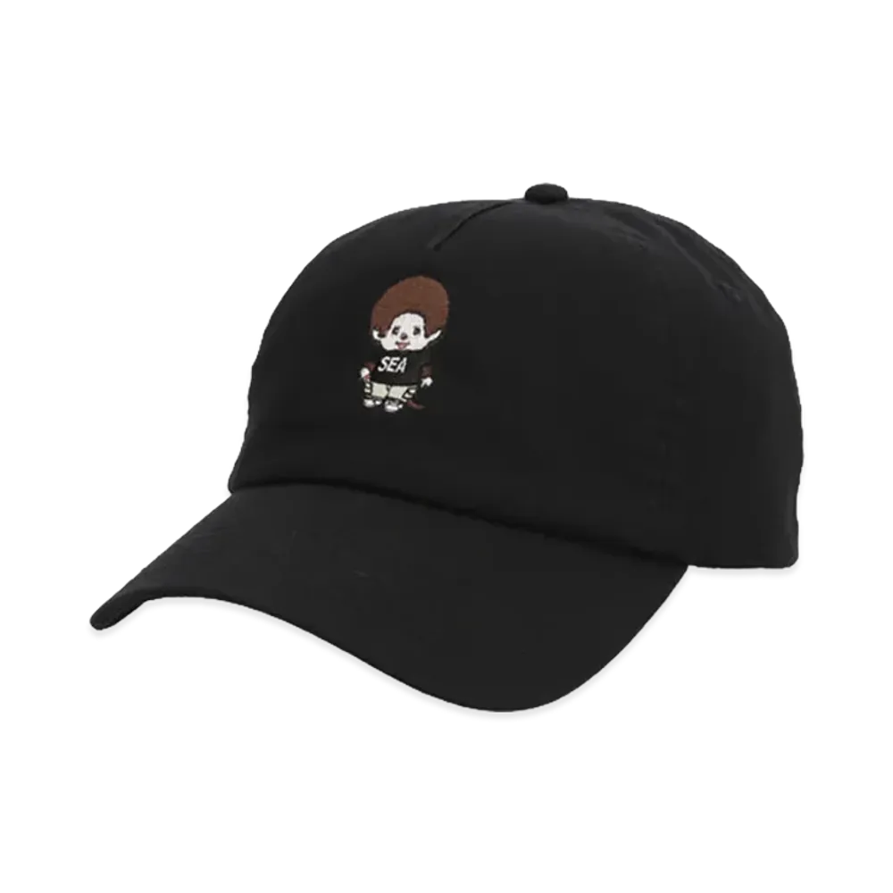 WIND AND SEA x Monchhichi Cap "Black"