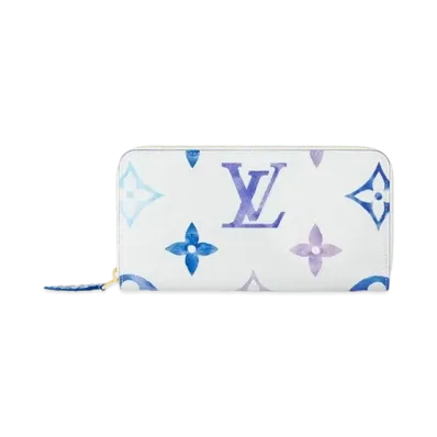 Louis Vuitton Zippy Wallet Monogram LV By the Pool "Blue"
