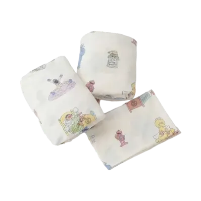 GELATO PIQUE x Sesame Street 3 Piece Bedding Set (Single) (Sleep) "Off White"