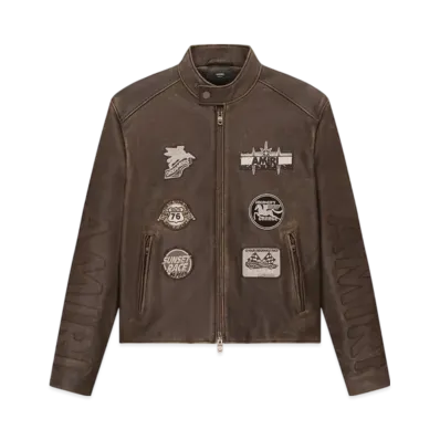 AMIRI Patch Racer Jacket "Walnut Brown"