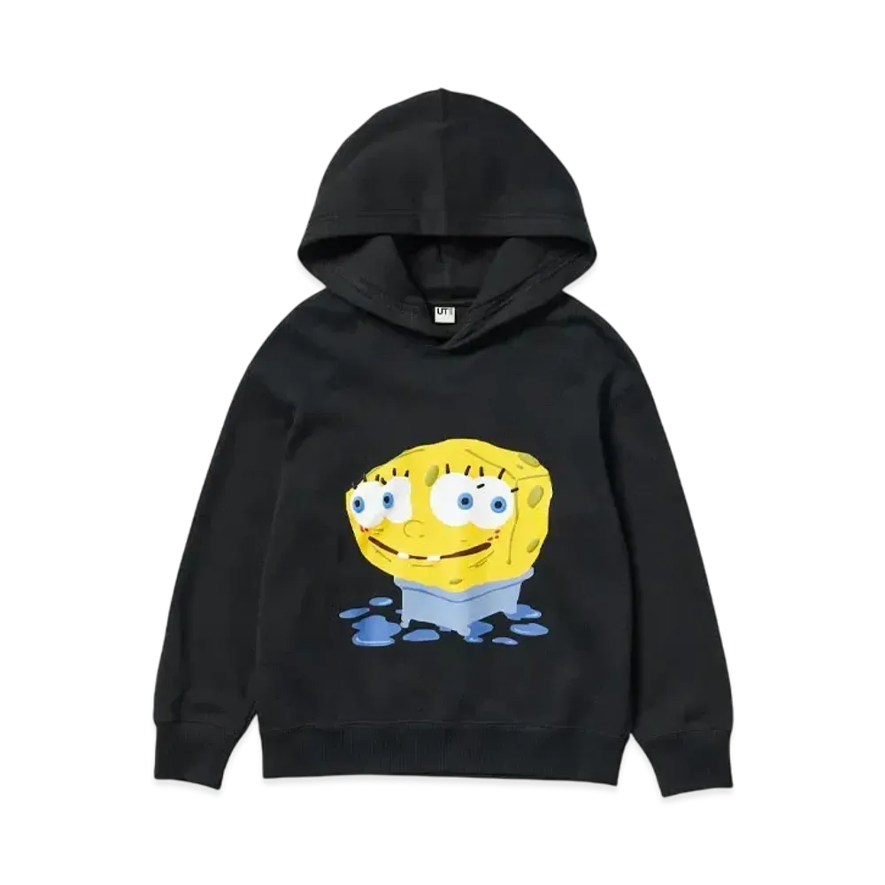 Uniqlo UT x Cactus Plant Flea Market x Sponge Bob Kids Sweat Parka "Black"