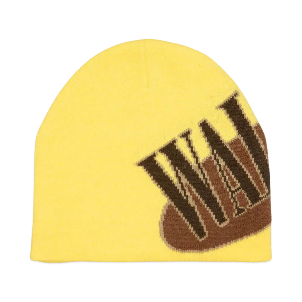 Walk In Paris Old gold beanie "YELLOW SAND"