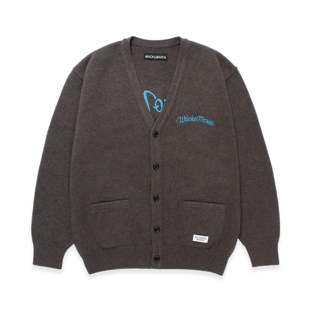 WACKO MARIA Classic Knit Cardigan "Gray"