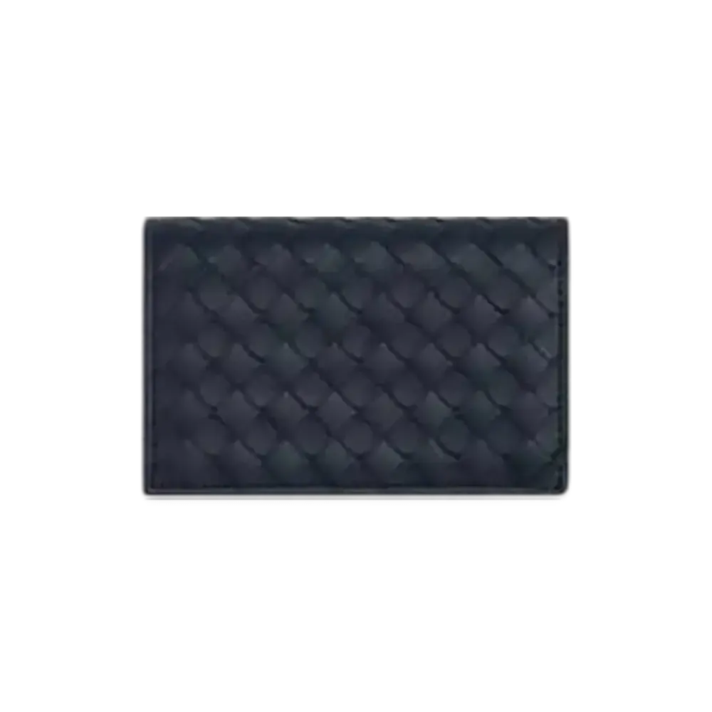 Bottega Veneta Intrecciato Piccolo Business Card Case "Space"