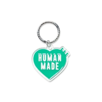 HUMAN MADE Heart Keyring "Green"