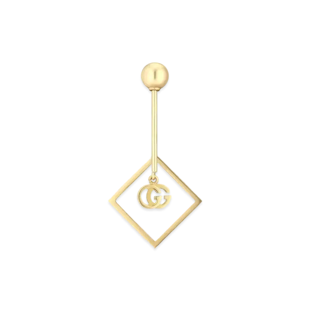 GUCCI GG Running 18K Single Earring