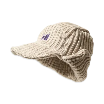 NEEDLES Bird Shooting Cap - Merino Wool "White"