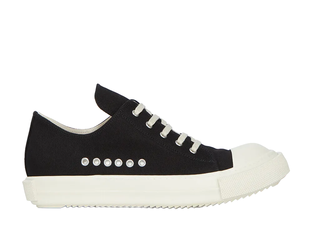 Rick Owens DRKSHDW SS26 Temple Extreme Low Sneaks "Black/Milk"