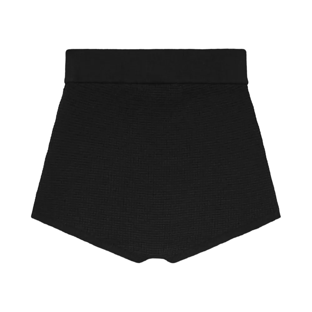 FEAR OF GOD Essentials Womens Waffle Boy Short "Black"