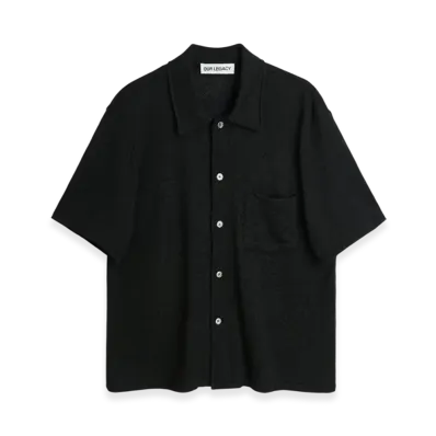 OUR LEGACY Box Shirt Shortsleeve "Black"