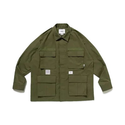 WTAPS JMOD 01 / LS / NYCO. Ripstop. Identity "Olive Drab"