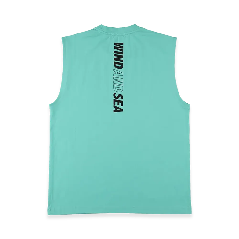 WIND AND SEA Tech No Sleeve Tee "Mint"
