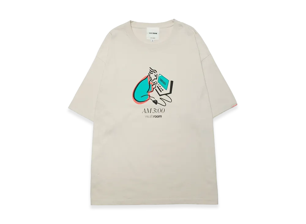 VAULTROOM AM3:00 Tee "Beige"