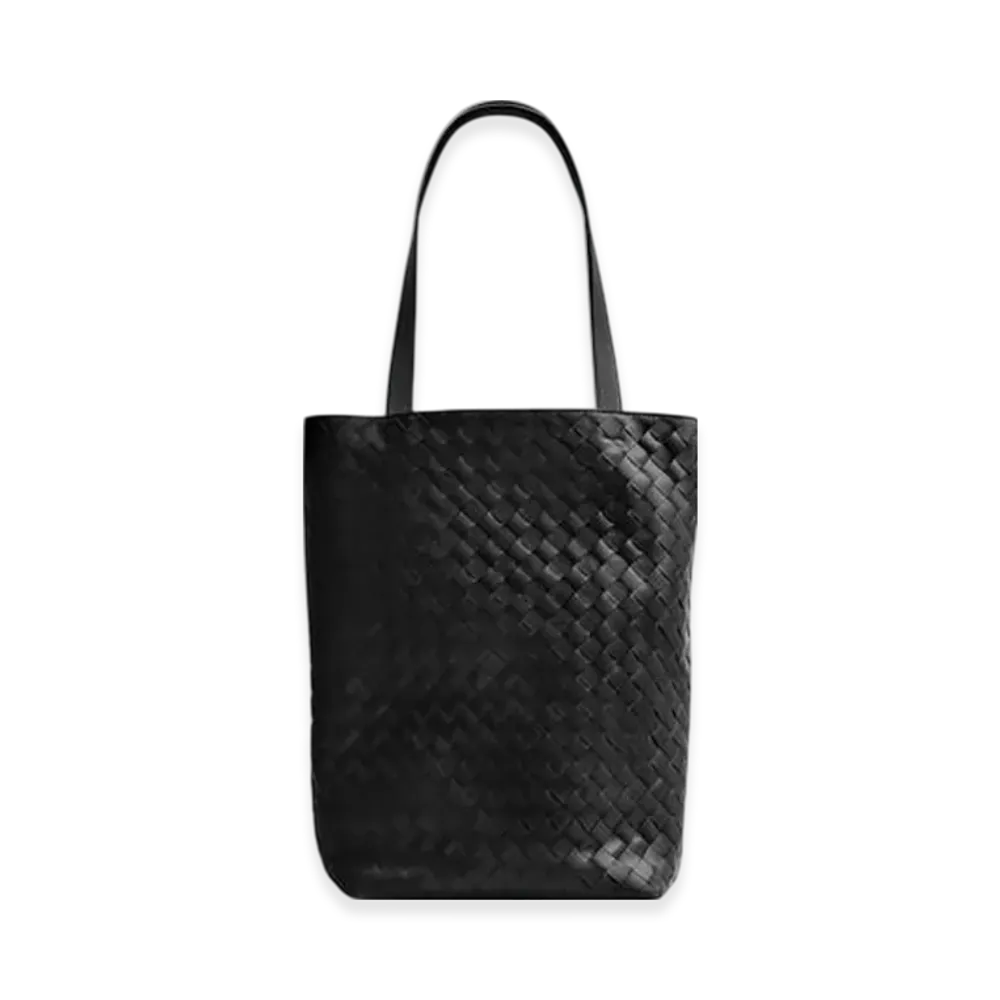 Bottega Veneta Small Intrecciato North-South Tote "Black"