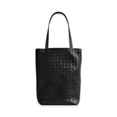 Bottega Veneta Small Intrecciato North-South Tote "Black"