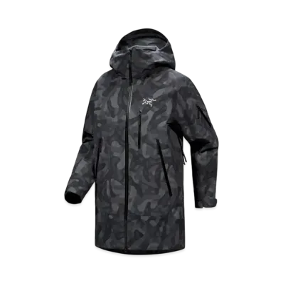 ARC'TERYX Women's Sentinel Relax Jacket - Print "Black Grottoflage"