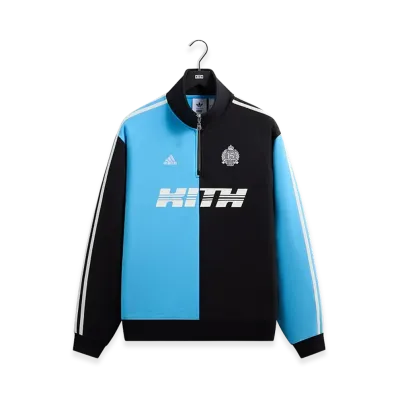 Kith x Lionel Messi x adidas Football Fleece Quarter Zip "Night Navy"