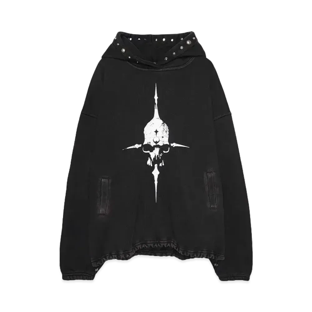 THUG CLUB Peace Stud Hoodie "BLACK"