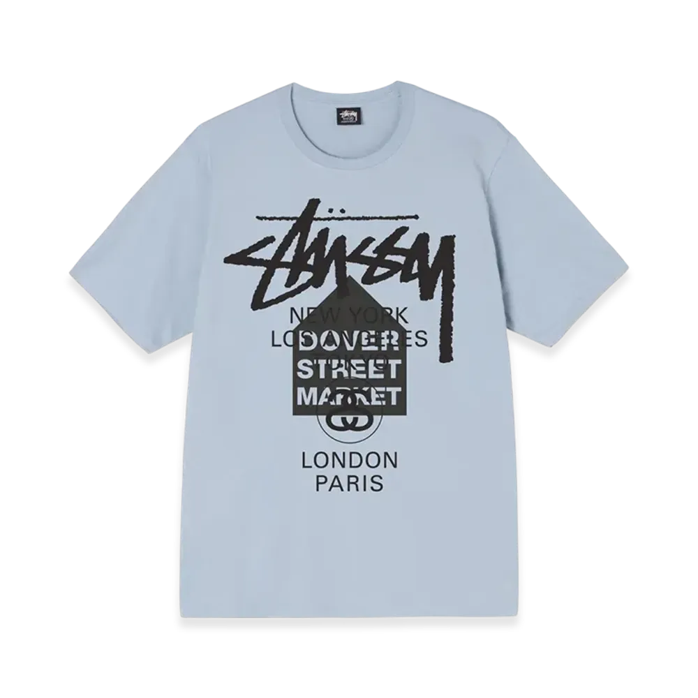 Stussy DSM World Tour Tee 2021 "Steel"