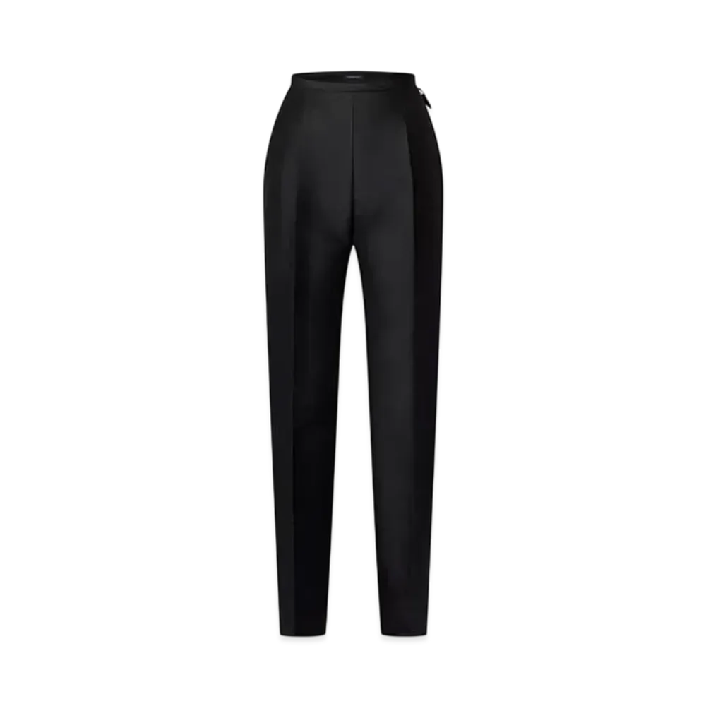 Louis Vuitton Twill Pleat Pants "Noir"