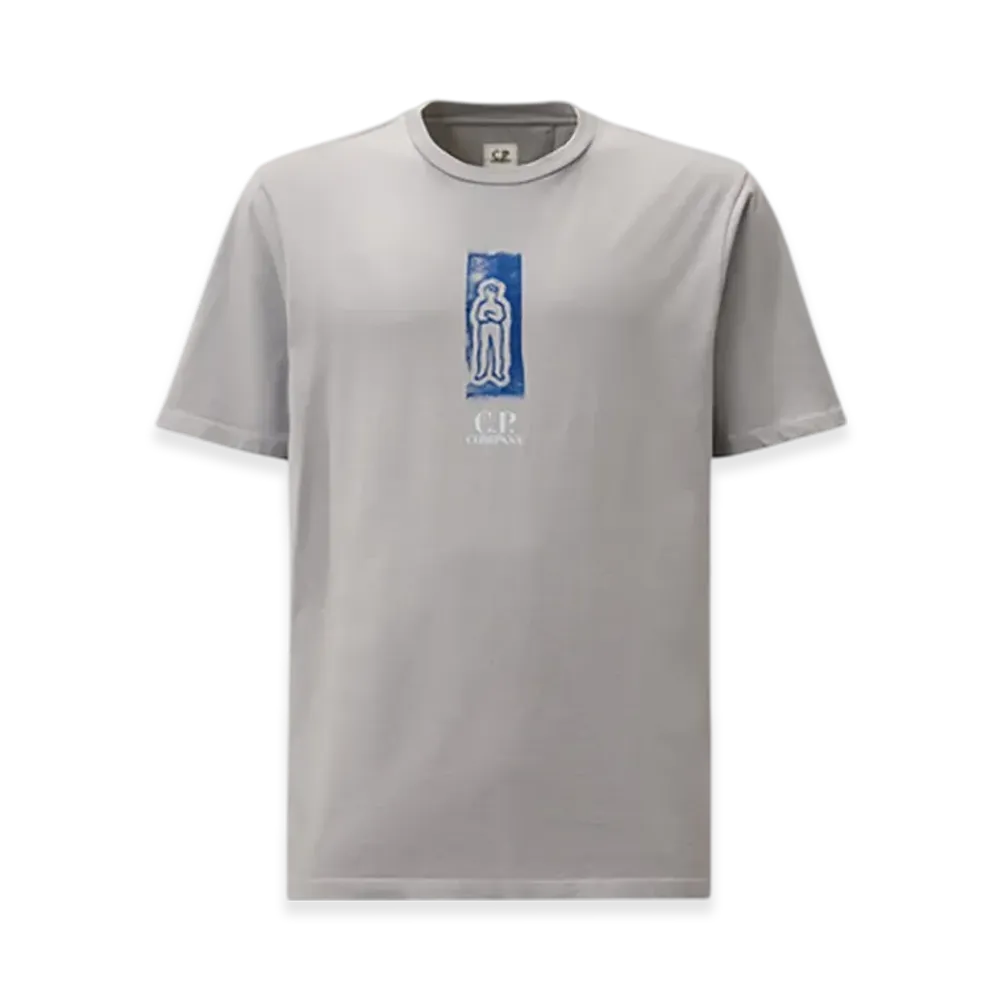 C.P. Company 24/1 Jersey Front and Back Logo T-Shirt "Lavander Violet"
