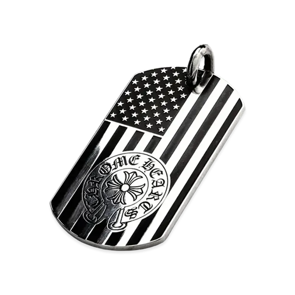 Chrome Hearts Dog Tag Heroes Project "Silver"