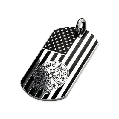 Chrome Hearts Dog Tag Heroes Project "Silver"