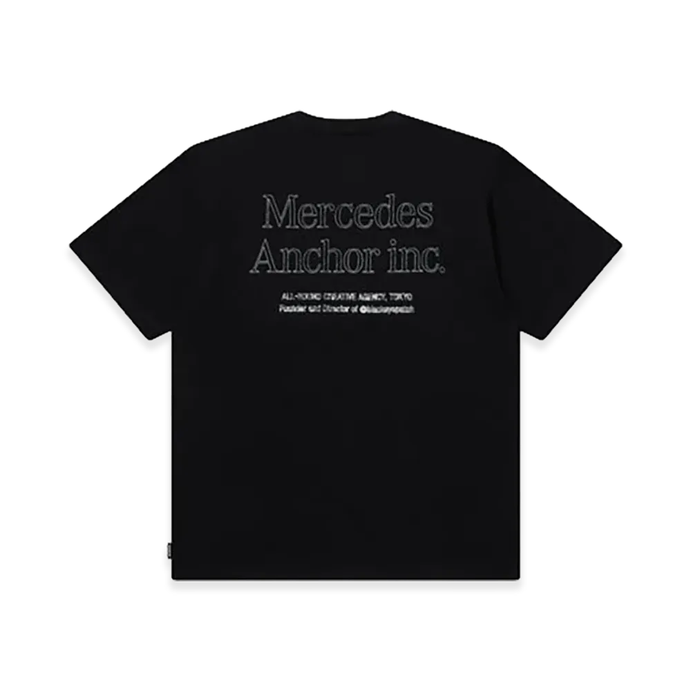 Mercedes Anchor inc. Outline Logo Tee "Black"