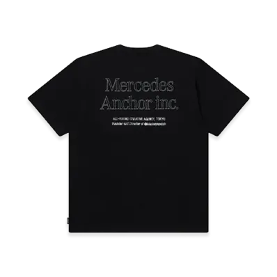 Mercedes Anchor inc. Outline Logo Tee "Black"