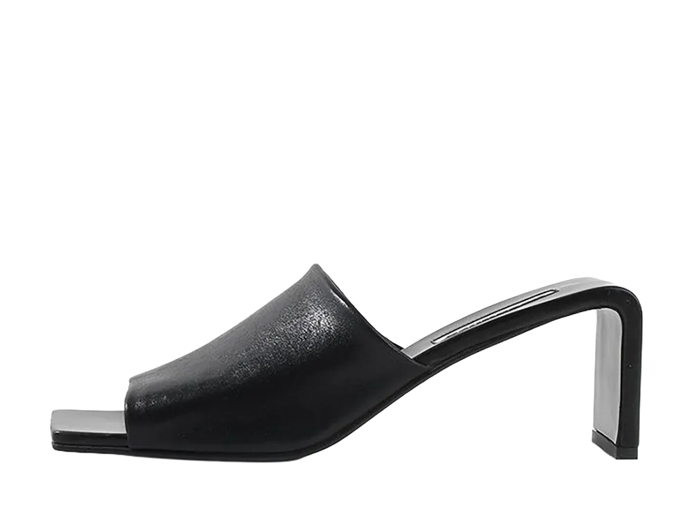 Jil Sander Women's Sculpture Heel Sandals "Black"