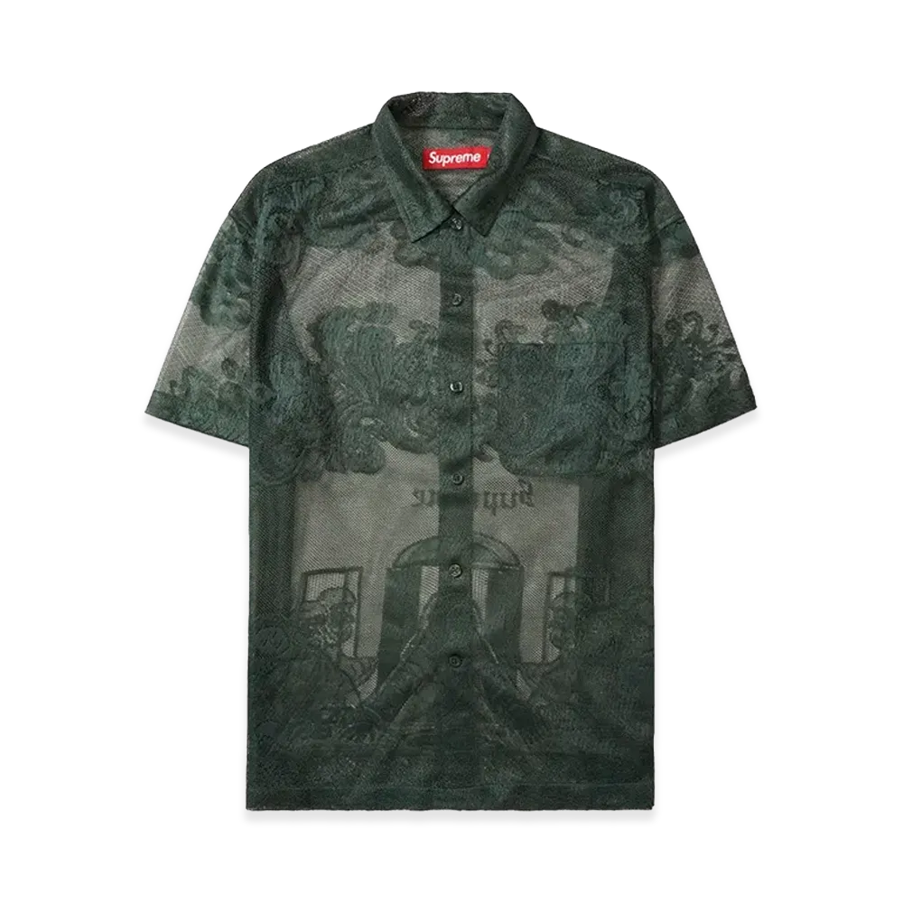 Supreme Last Supper Lace S/S Shirt "Dark Green"