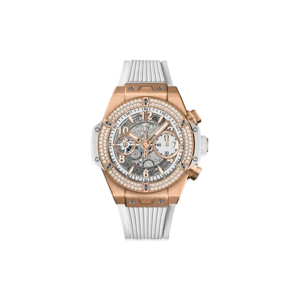 HUBLOT Big Bang Unico King Gold White Diamonds 42mm