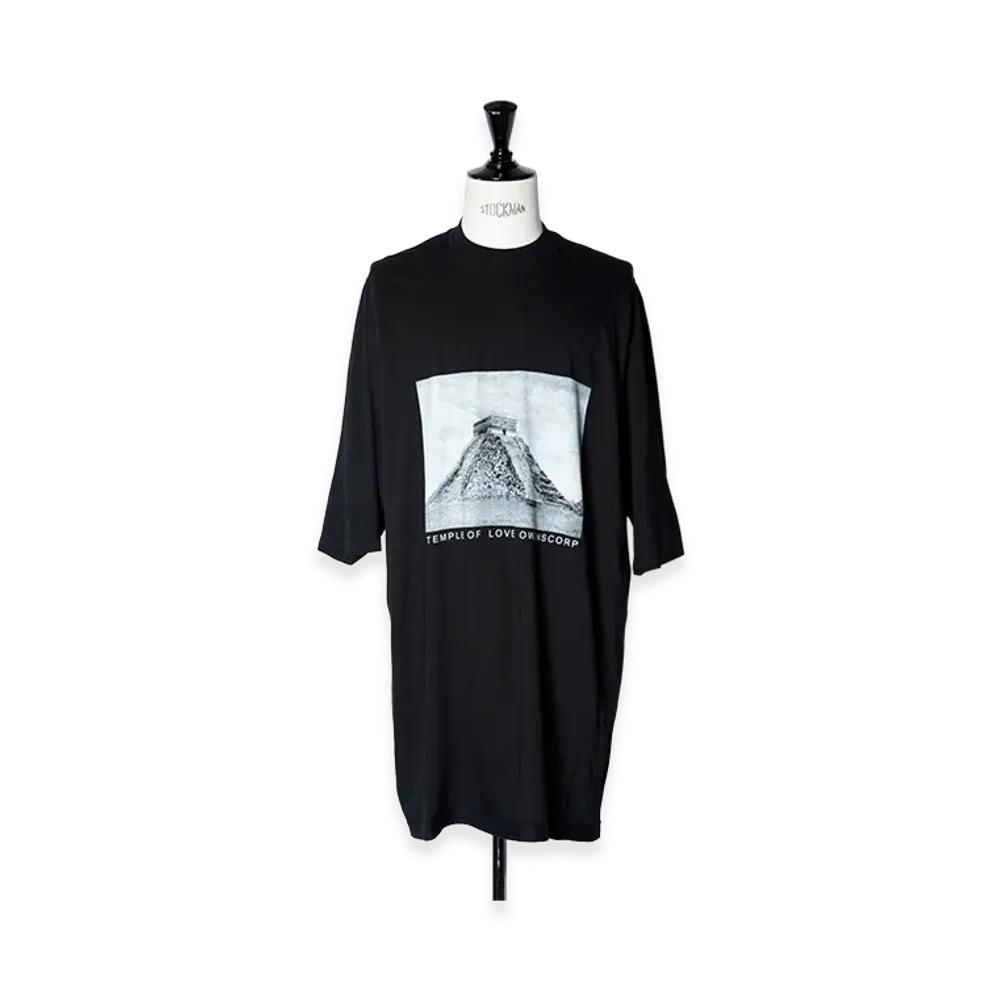 Rick Owens DRKSHDW Jumbo SS T "Black/Milk"
