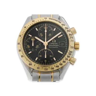 OMEGA Speedmaster Date "Stainless Steel/Black/Yellow Gold" 3313.50