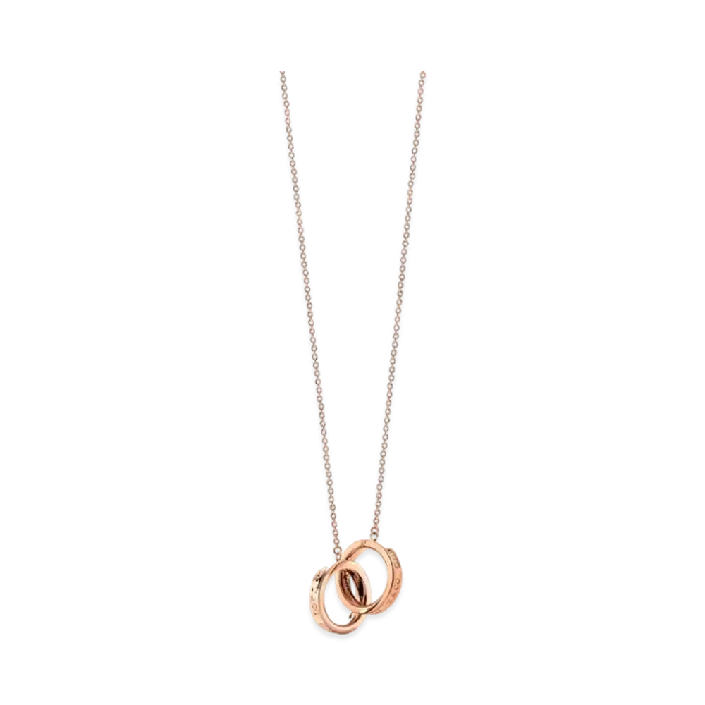 Tiffany & Co. Tiffany 1837 Interlocking Circles Pendant 18K "Rose Gold"