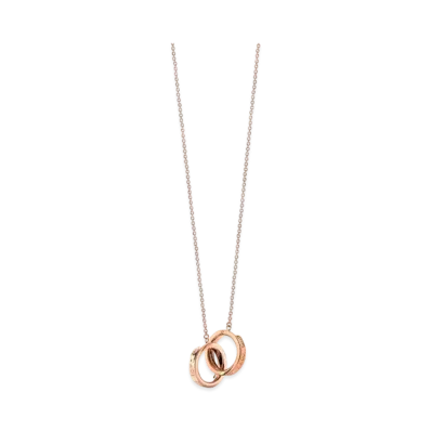 Tiffany & Co. Tiffany 1837 Interlocking Circles Pendant 18K "Rose Gold"
