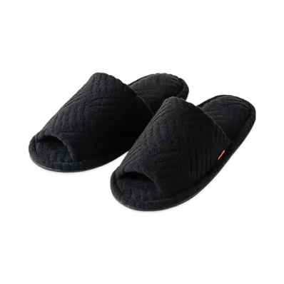 TIGHTBOOTH Checker Plate Pile Room Sandal "Black"