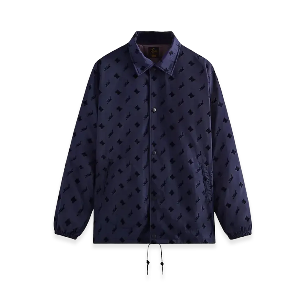 NEEDLES x Kith Flocked Nylon Coaches Jacket "Nocturnal"