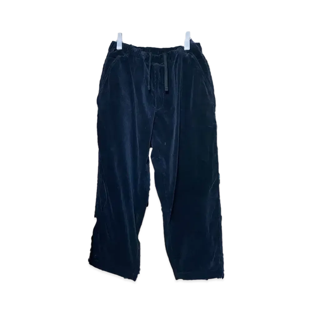 BROCHURE Cord Easy Pants "Navy"