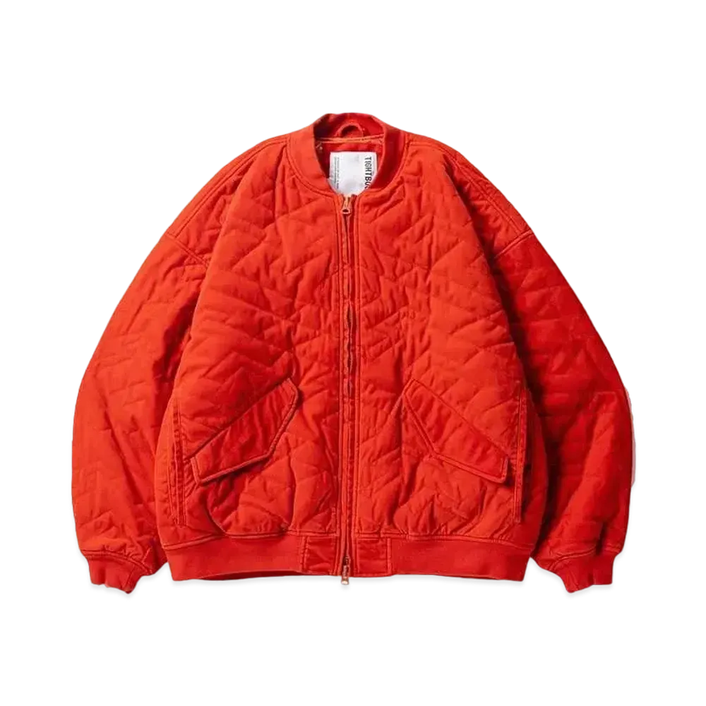 TIGHTBOOTH T Quilt Velveteen Jacket "Vermilion"