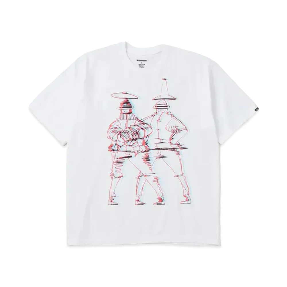 NEIGHBORHOOD NH x TAKU OBATA . Tee SS-4 "White"