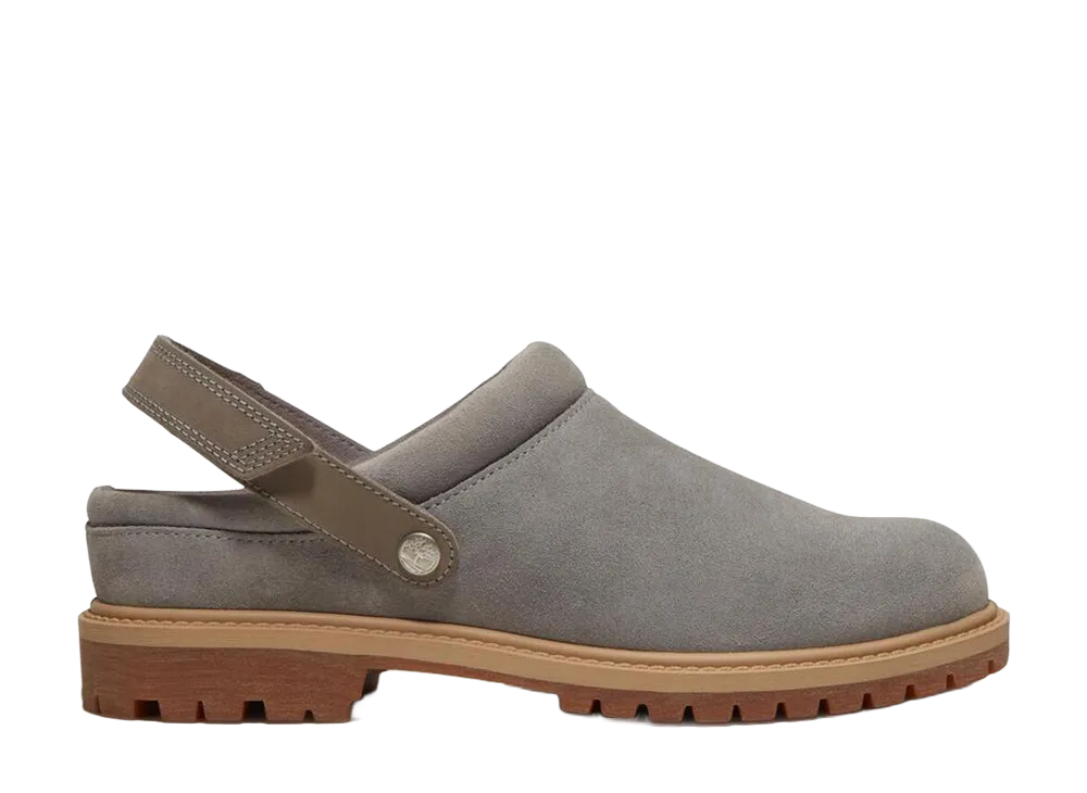Timberland Women's Premium Clog Shoes "Medium Grey"