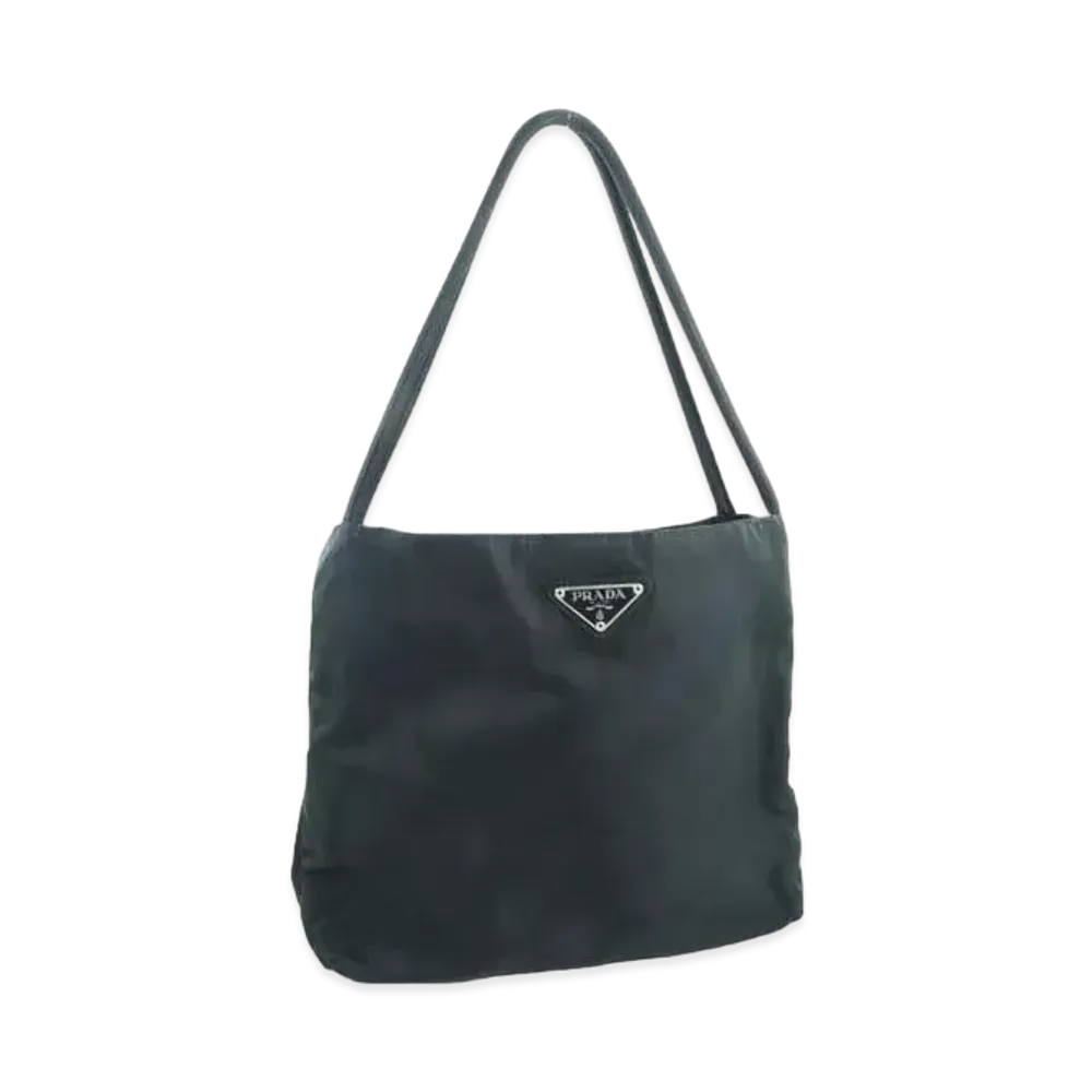 PRADA Nylon Pipe Tote Bag "Black"
