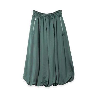 NEEDLES Balloon Track Skirt Bright Jersey "Dark Green"
