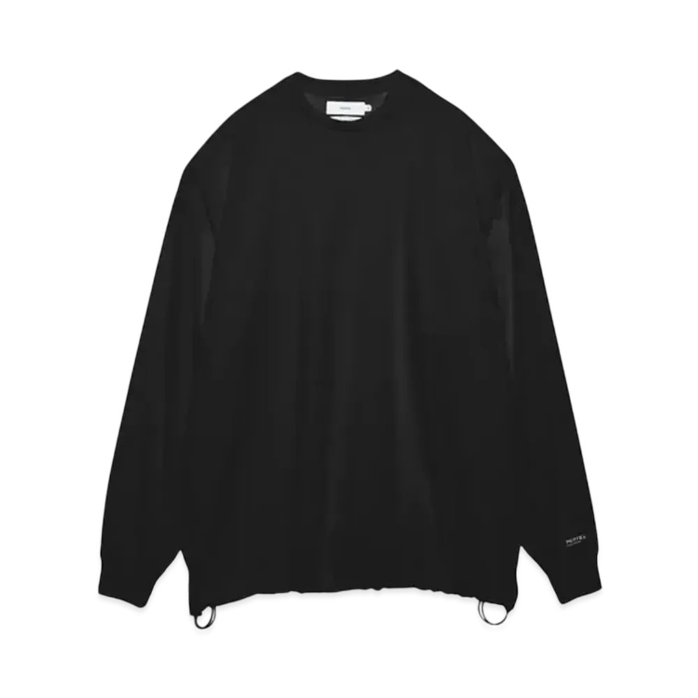 Graphpaper Pertex Equilibrium L/S Tech Pullover "Black"
